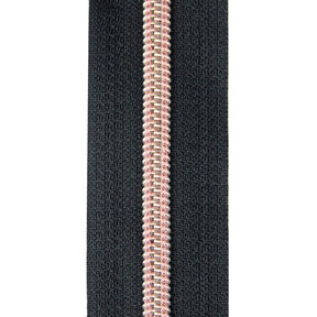 cerniera lampo senza fine | Prym – oro rosa/nero, 