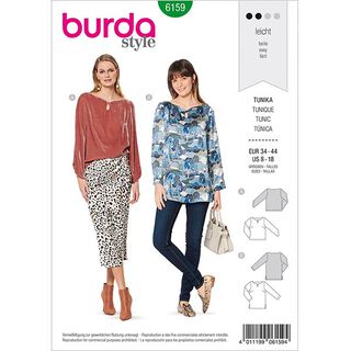 abito a tunica, Burda 6159 | 34-44, 
