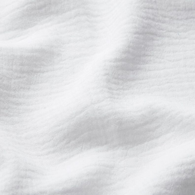 misto cotone-lino Jacquard Motivo a onde – bianco,  image number 2