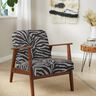 tessuto da tappezzeria Jacquard zebra – nero/grigio,  thumbnail number 7