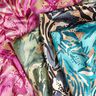 Mare di fiori in raso crepe – grigio ardesia/beige,  thumbnail number 5