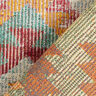 tessuto arredo gobelin motivo etnico a losanghe – turchese chiaro/beige chiaro,  thumbnail number 4