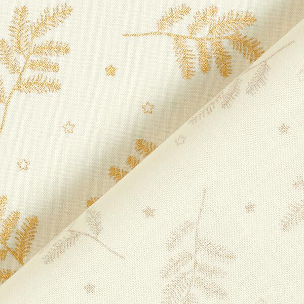 popeline di cotone, abeti – bianco lana, image number 4