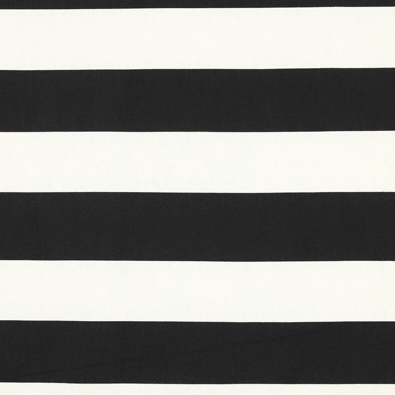 tessuto arredo tessuti canvas Righe gioiose – nero/bianco,  image number 1