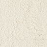 Soffice tessuto in peluche – bianco lana,  thumbnail number 1