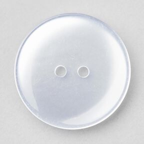 Bottone a 2 fori lucido [Ø 25 mm] – bianco, 