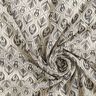 Motivo art deco in chiffon – nero/bianco,  thumbnail number 3