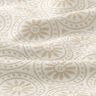 Tessuto jacquard da esterni motivi ornamentali e cerchi – beige/bianco lana,  thumbnail number 2