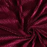 Onde in rilievo in velluto elasticizzato – rosso Bordeaux,  thumbnail number 3