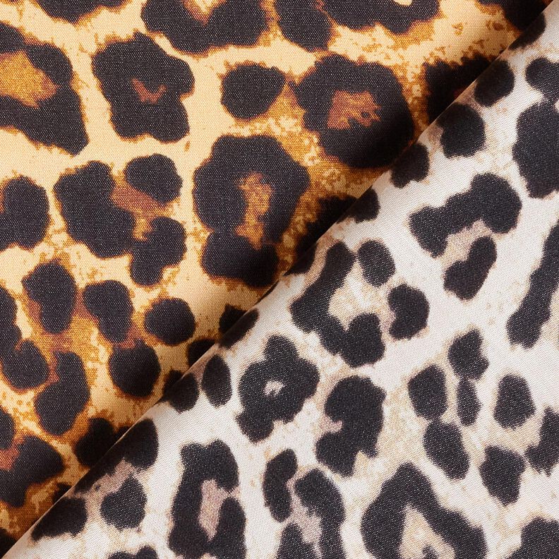 Tessuto di viscosa Leopardo – beige/nero,  image number 4
