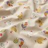 tessuto arredo mezzo panama Piccoli polli – naturale/bianco,  thumbnail number 2