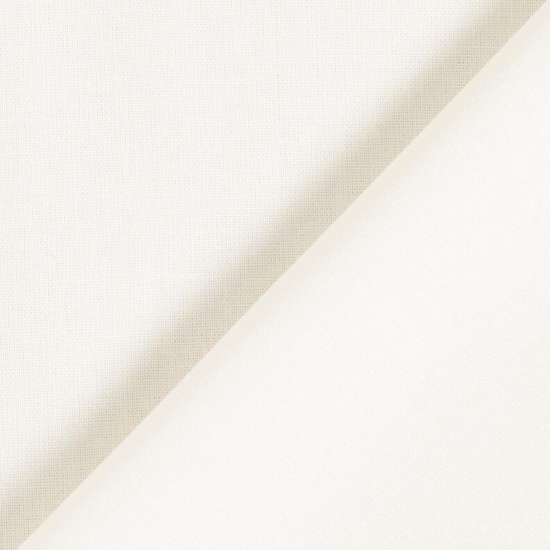 tessuto in cotone cretonne tinta unita – bianco lana, image number 3