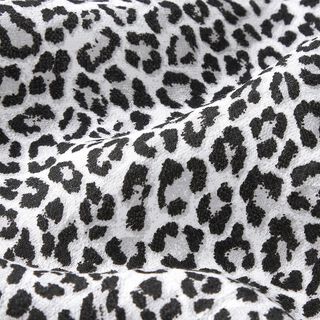 Tessuto misto viscosa con stampa leopardata – grigio, 