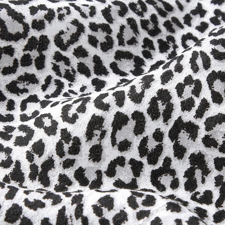 Tessuto misto viscosa con stampa leopardata – grigio,  image number 2