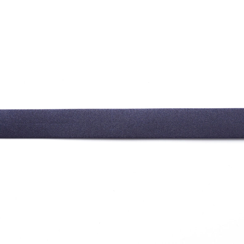 Nastro in sbieco satin [20 mm] – blu marino,  image number 1