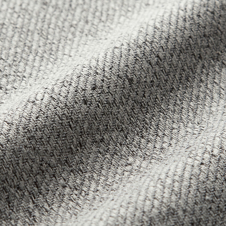 tessuto da tappezzeria effetto tessuto spinato – grigio,  image number 2
