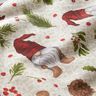 tessuto arredo tessuti canvas Gnomo con berretto – beige chiaro/rosso scuro,  thumbnail number 2