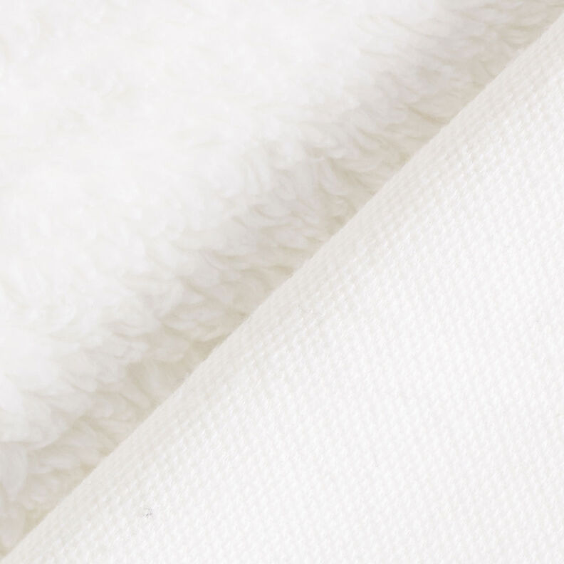 Sherpa Misto cotone tinta unita – bianco lana, image number 4