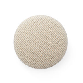 Bottone rivestito, Cotone spigato stretch – beige, 