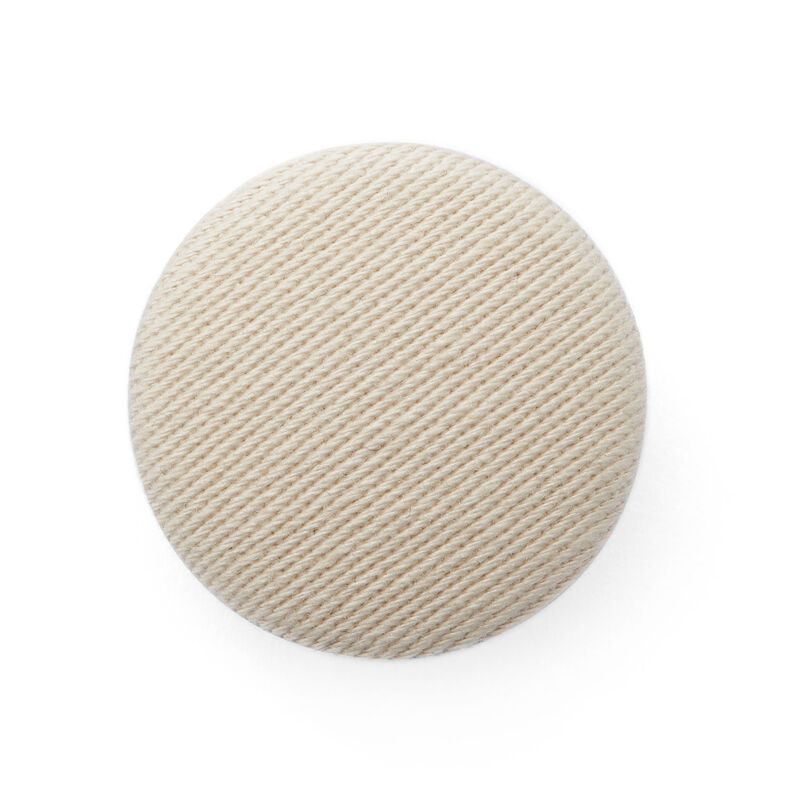Bottone rivestito, Cotone spigato stretch – beige,  image number 1