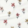 Jersey a nido d’ape fiori | Poppy Fabrics – avorio/albicocca,  thumbnail number 2