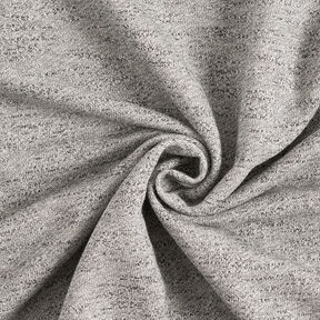 French Terry misto – grigio chiaro/nero, 