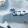jersey di cotone Sensazione hawaiana – blu-argento,  thumbnail number 2