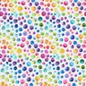 popeline di cotone Pois arcobaleno stampa digitale – bianco/mix di colori,  thumbnail number 1