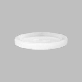 bottone in plastica 2 fori basic - bianco, 