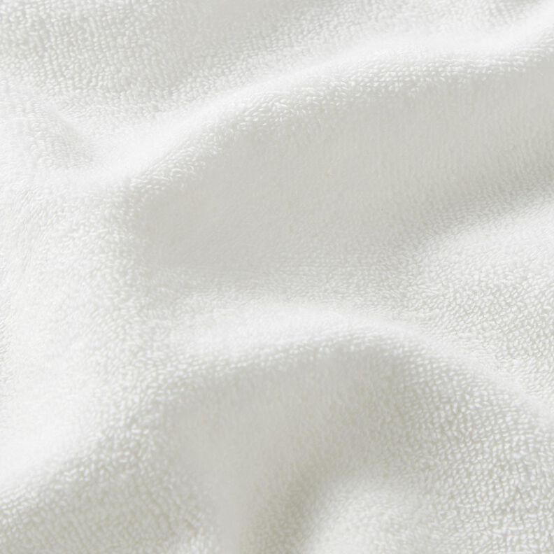 tessuto in spugna stretch tinta unita – bianco,  image number 2