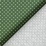 popeline di cotone piccoli pois – verde scuro/bianco,  thumbnail number 6