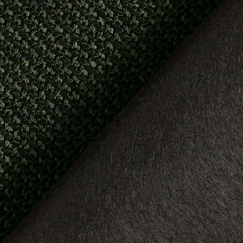 tessuto da tappezzeria tessuto spinato grosso Bjorn – verde scuro, image number 4