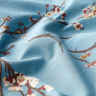 tessuto arredo Ottomana primavera – blu, 