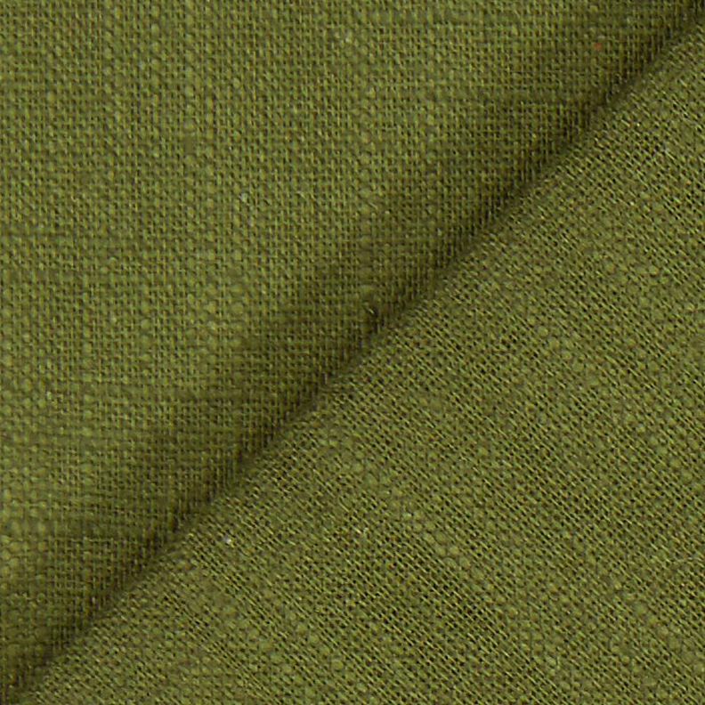 Tessuto di lino misto Ramie medio – verde oliva scuro,  image number 4