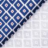 tessuto in cotone cretonne Losanghe – blu,  thumbnail number 4