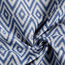 Tessuto jacquard da esterni stile etnico – blu,  thumbnail number 3