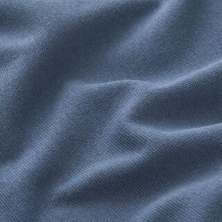 tessuto per bordi e polsini tinta unita – colore blu jeans, 