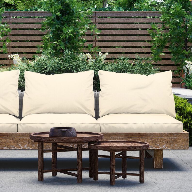 tessuti da esterni tessuti canvas mélange 320 cm – bianco lana,  image number 5