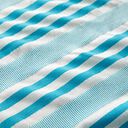 jersey di viscosa effetto stropicciato – bianco/turchese, 