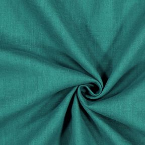 Tessuto di lino misto Ramie medio – abete blu, 