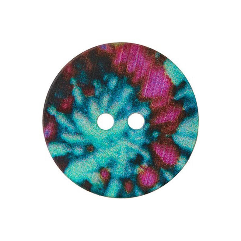 bottone in madreperla, 2 fori  – mix di colori,  image number 1
