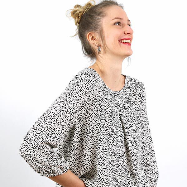 FRAU SUKI - camicetta con piega baciata, Studio Schnittreif  | XS -  XXL,  image number 4