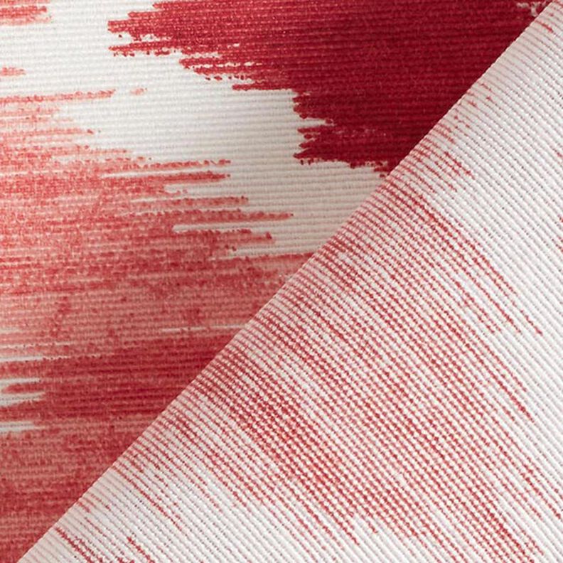 cotone rivestito, stampa ikat – rosso/bianco,  image number 4
