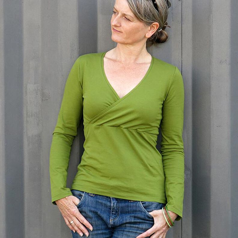 FRAU LIESE Camicia con effetto avvolgente | Studio Schnittreif | XS-XXL,  image number 10