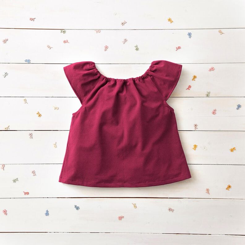 jersey di cotone medio tinta unita – porpora,  image number 5