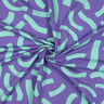 French terry Playful | Nerida Hansen – lillà/turchese chiaro,  thumbnail number 3