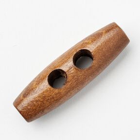 Bottone a levetta in legno [40 mm] – caramello, 