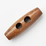 Bottone a levetta in legno [40 mm] – caramello,  thumbnail number 1