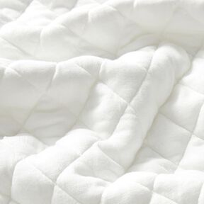 Jersey trapuntato a rombi – bianco, 