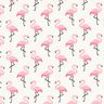 Cotone laminato Fenicotteri – bianco lana,  thumbnail number 1